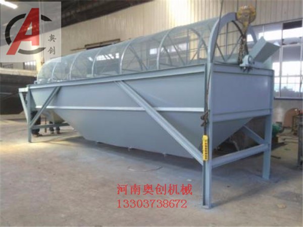 新型無軸沙土篩分設(shè)備 移動式滾筒篩沙機(jī)價格 黏土濕篩滾筒篩廠家定制