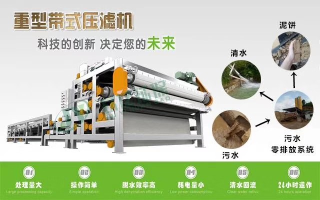洗沙泥漿干化設備帶式壓濾機
