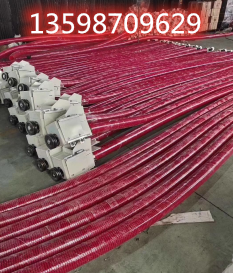 熱電廠粉煤灰軟管上料機(jī)直徑160型號(hào)8米長(zhǎng)度吸糧機(jī)抽料機(jī)