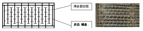 雙向懸伸彈性齒棒篩面