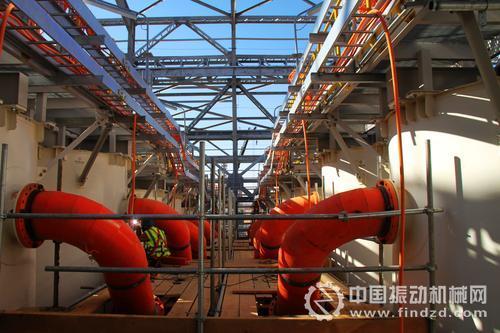 脫泥浮選廠房內(nèi)管道焊接