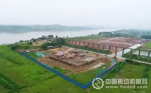 建設(shè)中的天元區(qū)新建砂場